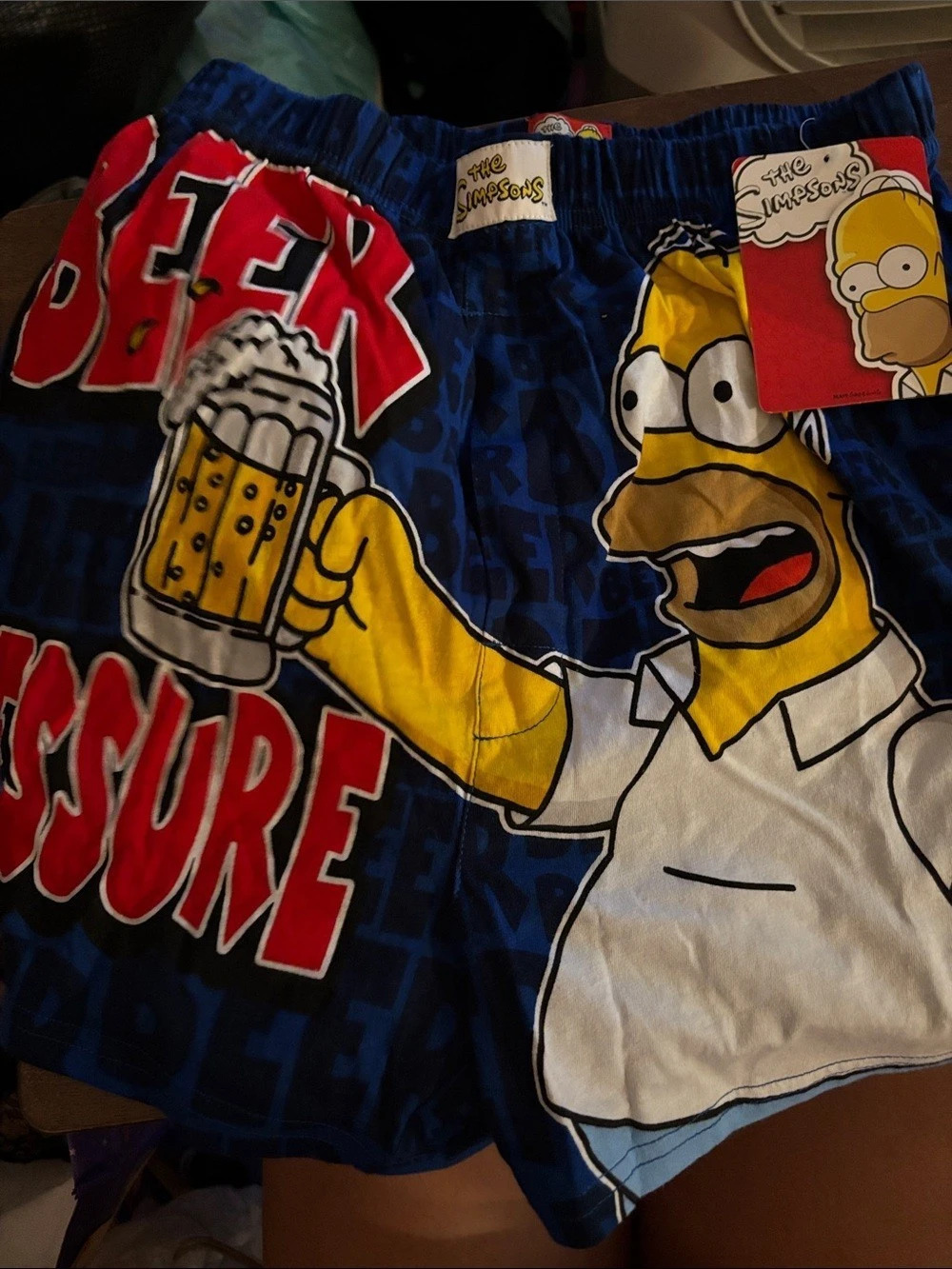 The Simpsons Homer Simpson Beer Pressure Boxer Shorts Medium